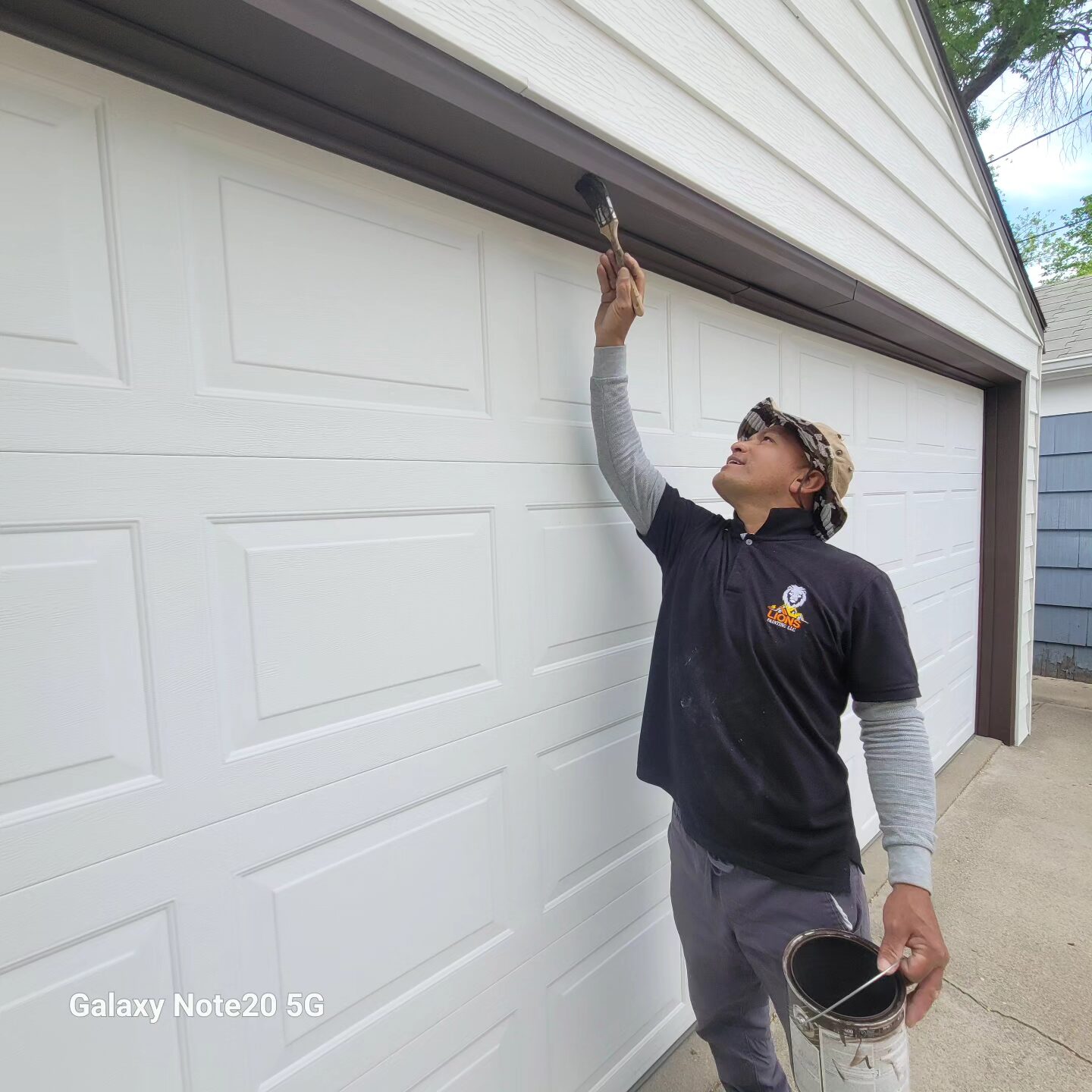 Repainting exterior Garage
